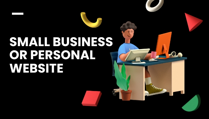 SMALL BUSINESS OR PERSONAL Website